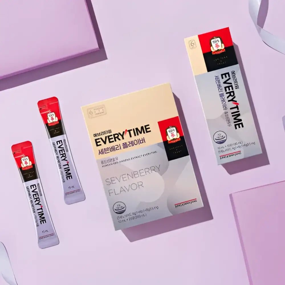 Jung Kwan Jang Korean Red Ginseng Extract Everytime Sevenberry Flavor 10ml 20 Sticks - Red Ginseng