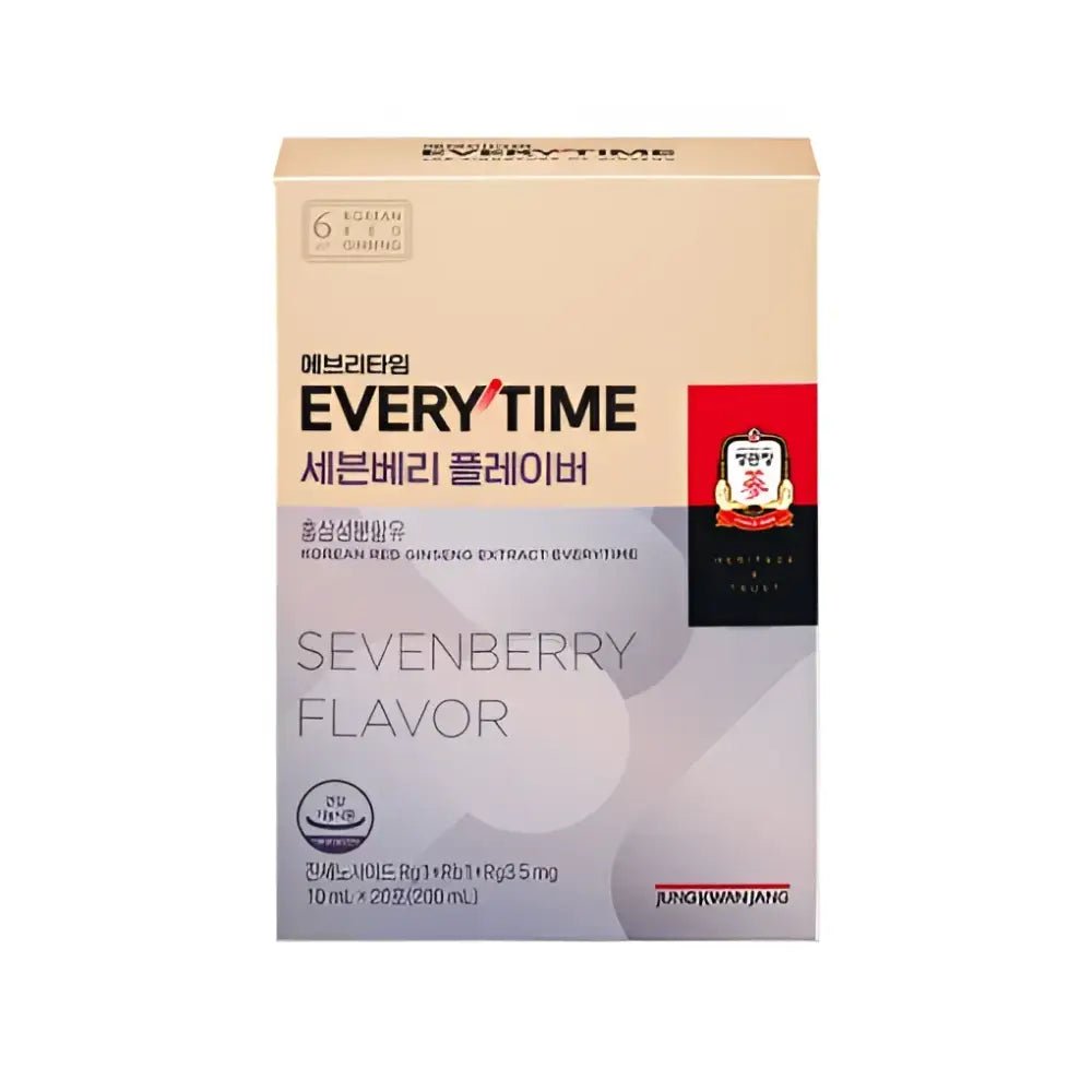 Jung Kwan Jang Korean Red Ginseng Extract Everytime Sevenberry Flavor 10ml 20 Sticks - Red Ginseng