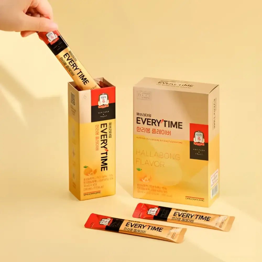 Jung Kwan Jang Korean Red Ginseng Extract Hallabong Flavor 10ml 20 Sticks - Red Ginseng