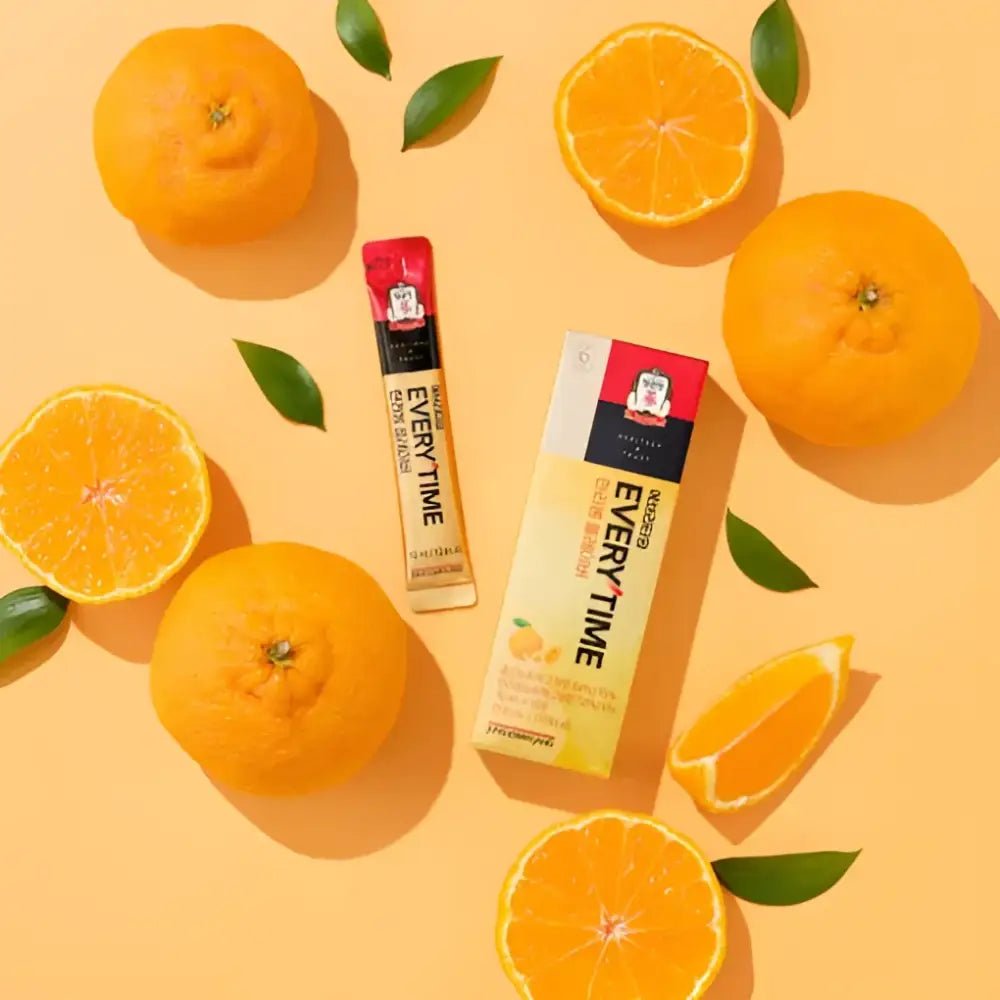 Jung Kwan Jang Korean Red Ginseng Extract Hallabong Flavor 10ml 20 Sticks - Red Ginseng