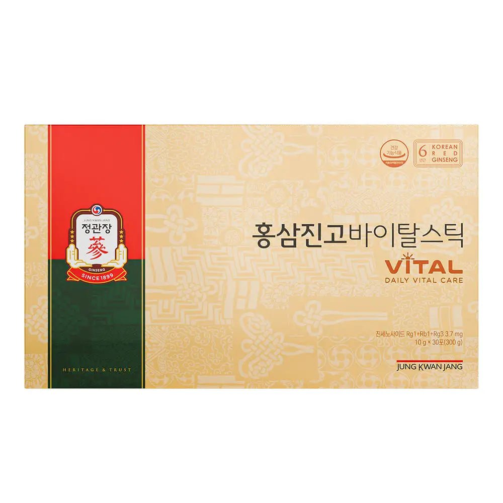 Jung Kwan Jang Korean Red Ginseng Extract Jin Go Vital Stick 10g 30ea - Red Ginseng
