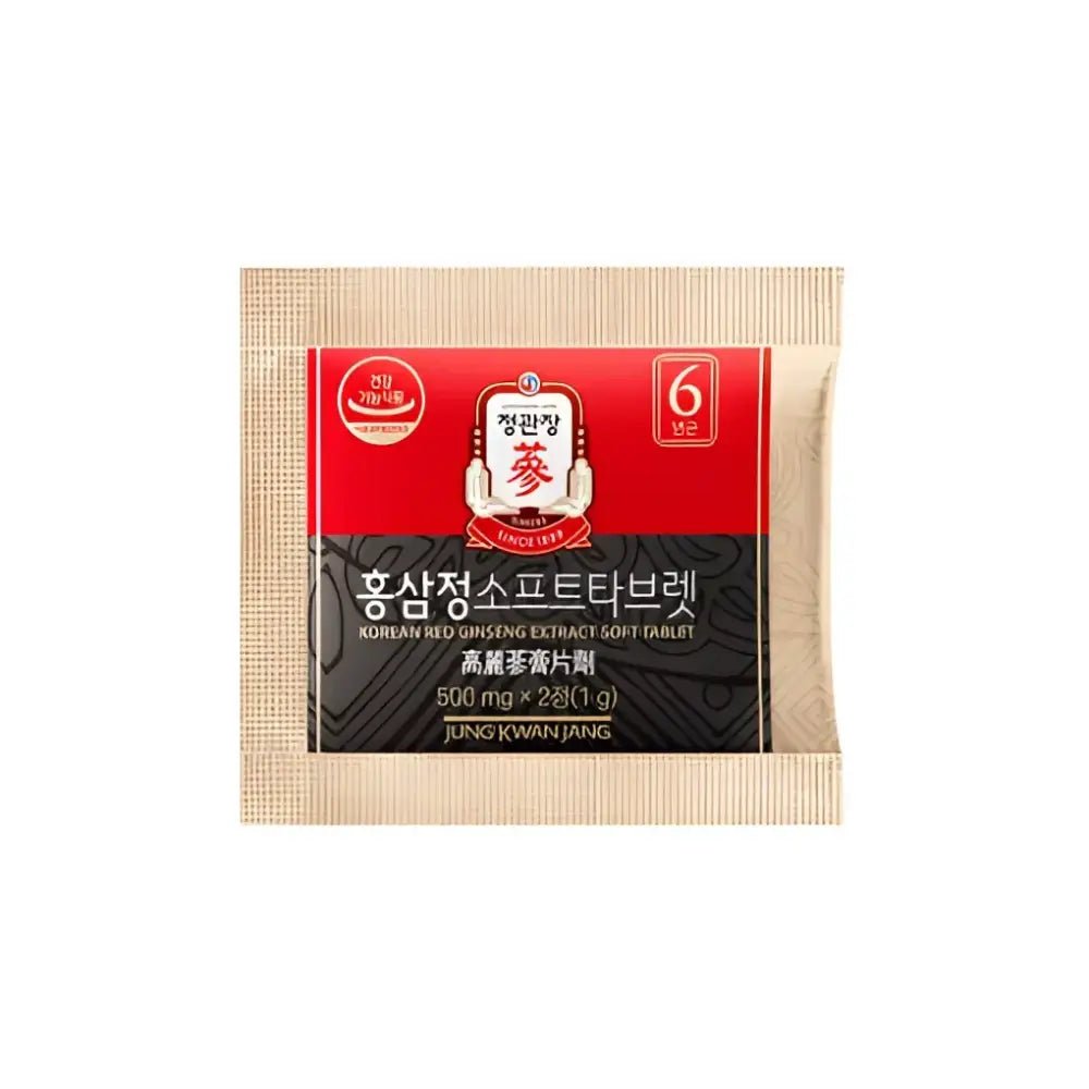 Jung Kwan Jang Korean Red Ginseng Extract Soft Tablet 500mg - Red Ginseng