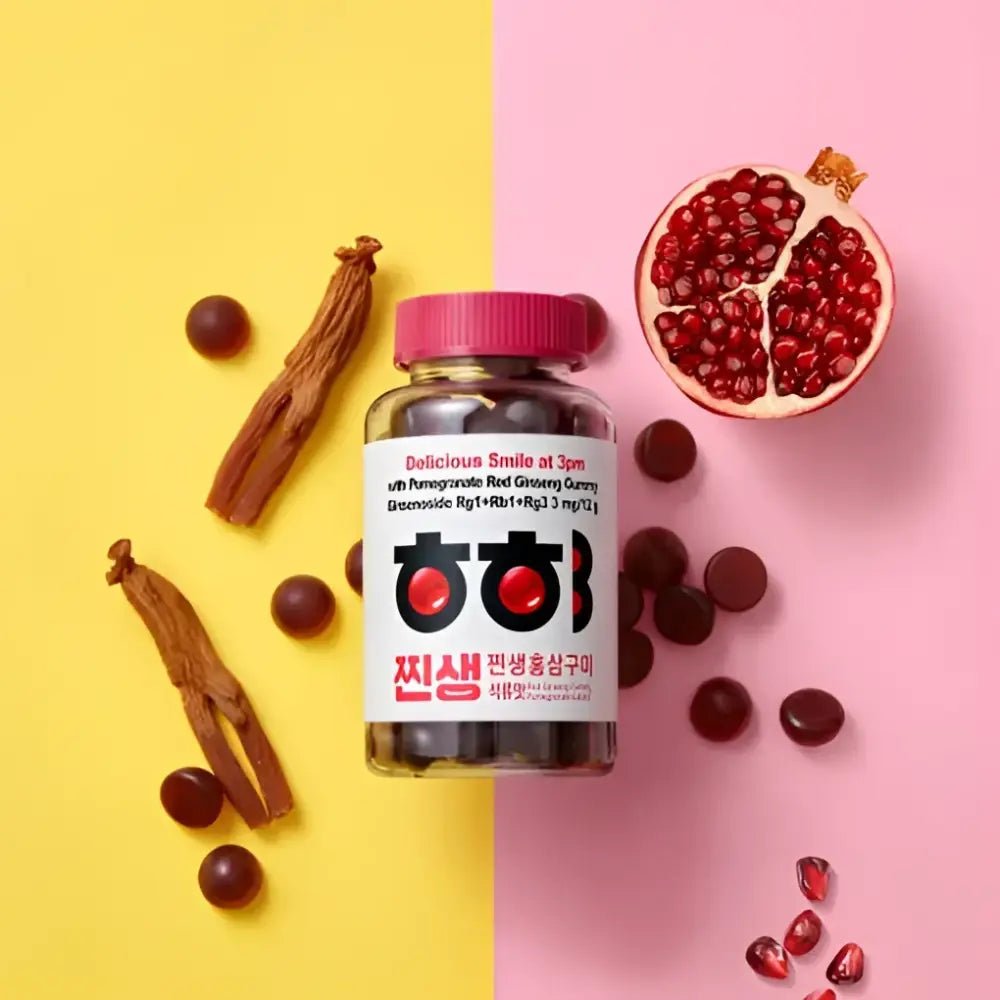 Jung Kwan Jang Korean Red Ginseng Pomegranate Gummy 75ea - Red Ginseng