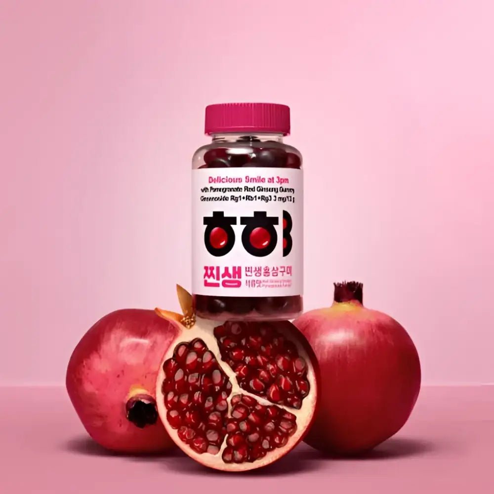 Jung Kwan Jang Korean Red Ginseng Pomegranate Gummy 75ea - Red Ginseng