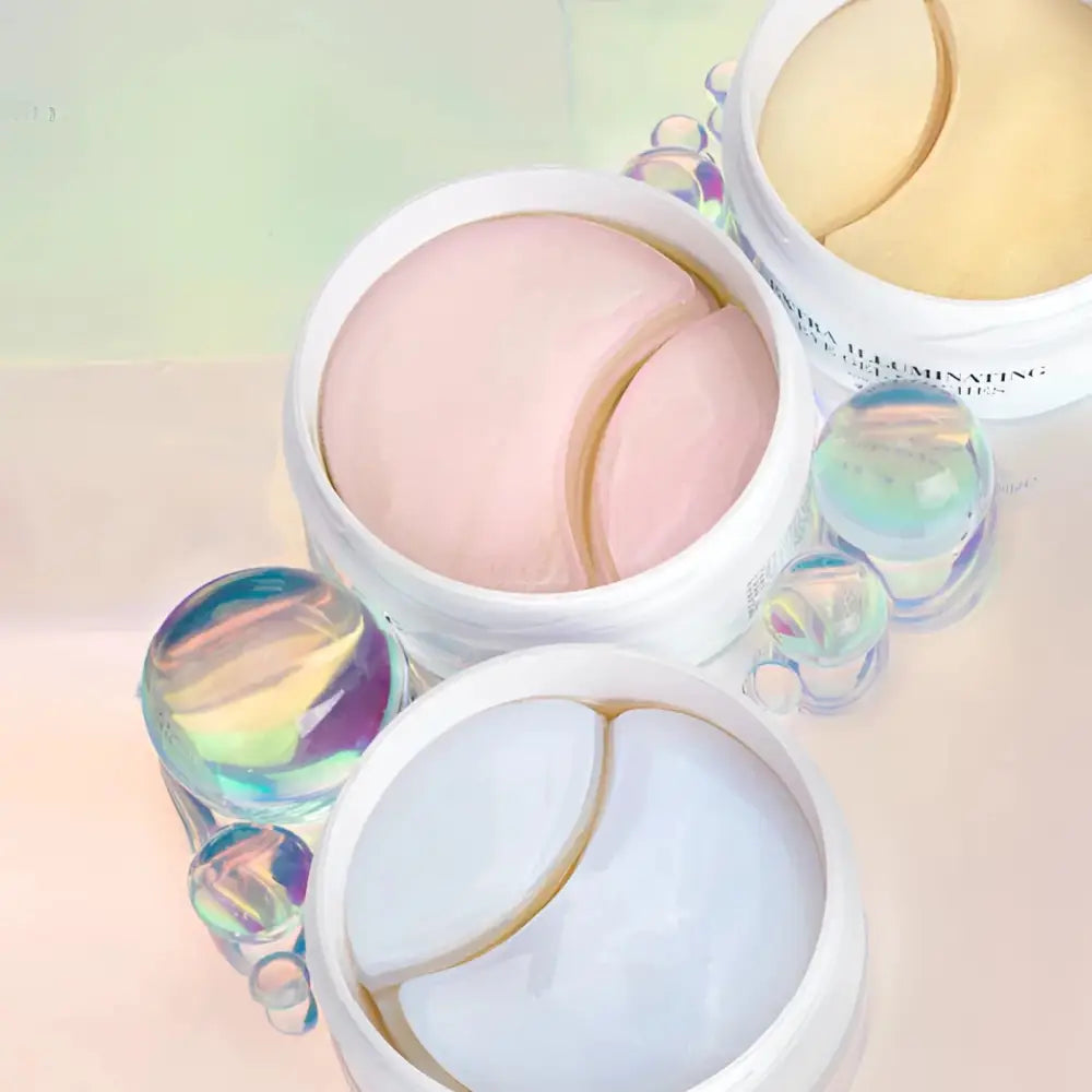 K Secret Eye Gel Patches Set Retinol Vitamin C Caffeine 60 Count 102 Gram 3 Pack - Eye Patches