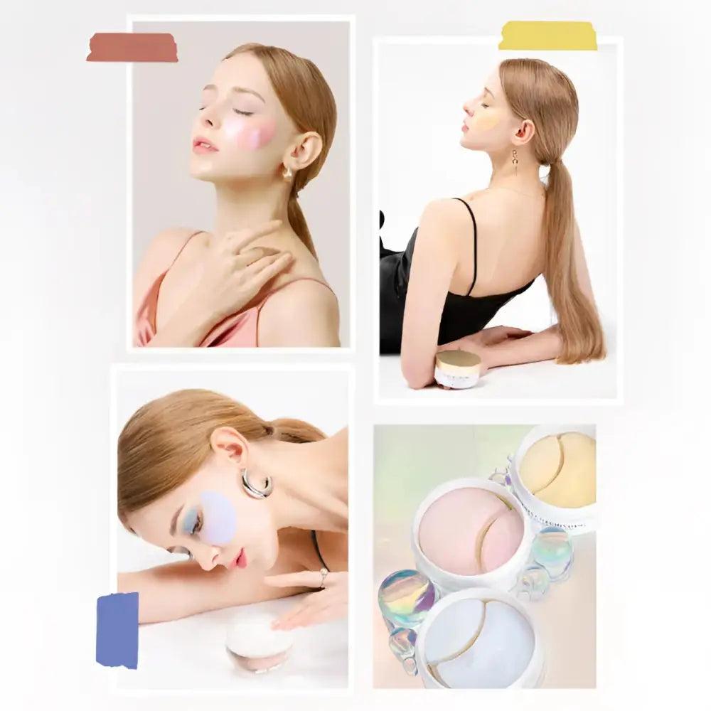 K Secret Eye Gel Patches Set Retinol Vitamin C Caffeine 60 Count 102 Gram 3 Pack - Eye Patches