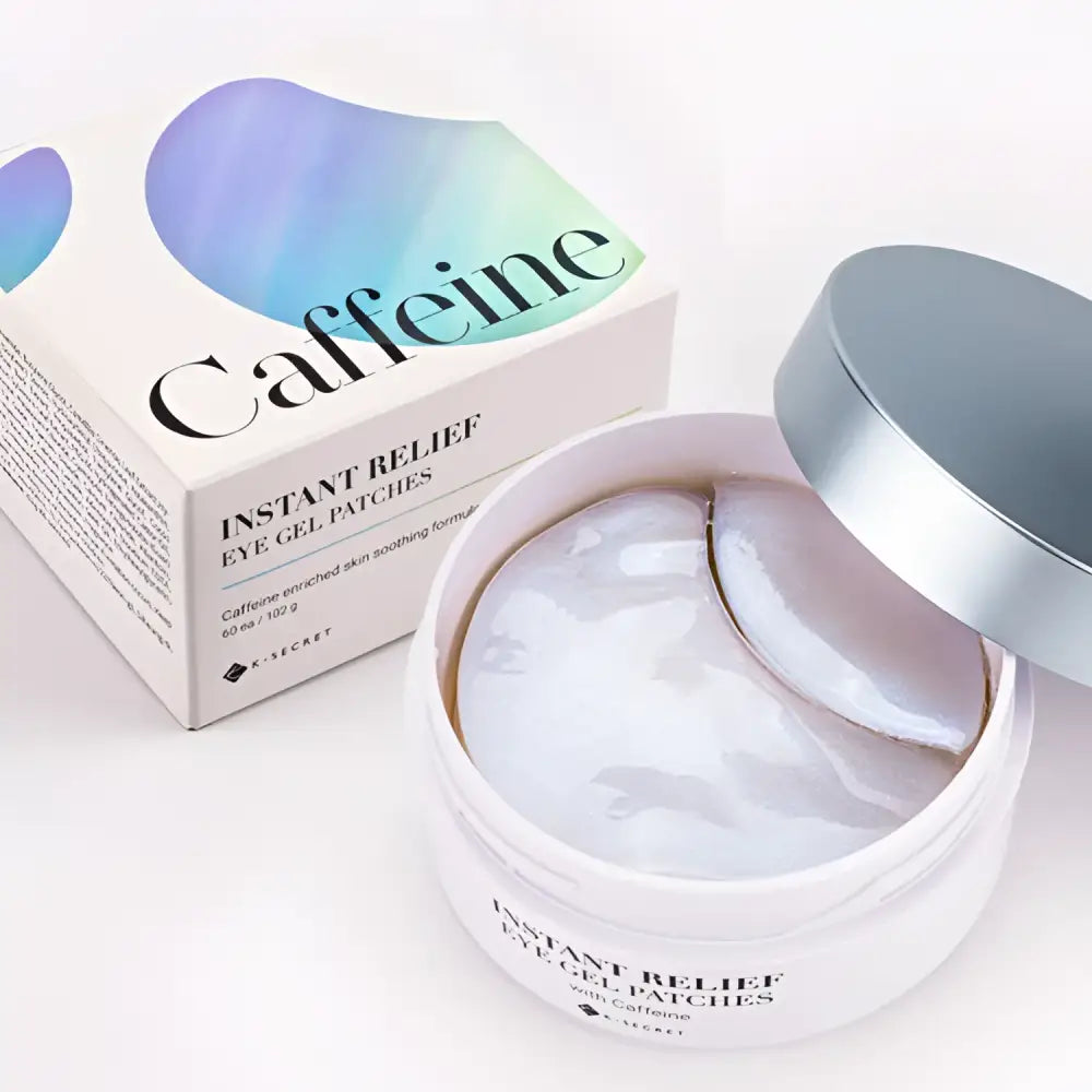 K Secret Instant Relief Eye Gel Patches 60 Count 102 Gram Caffeine - Eye Patches