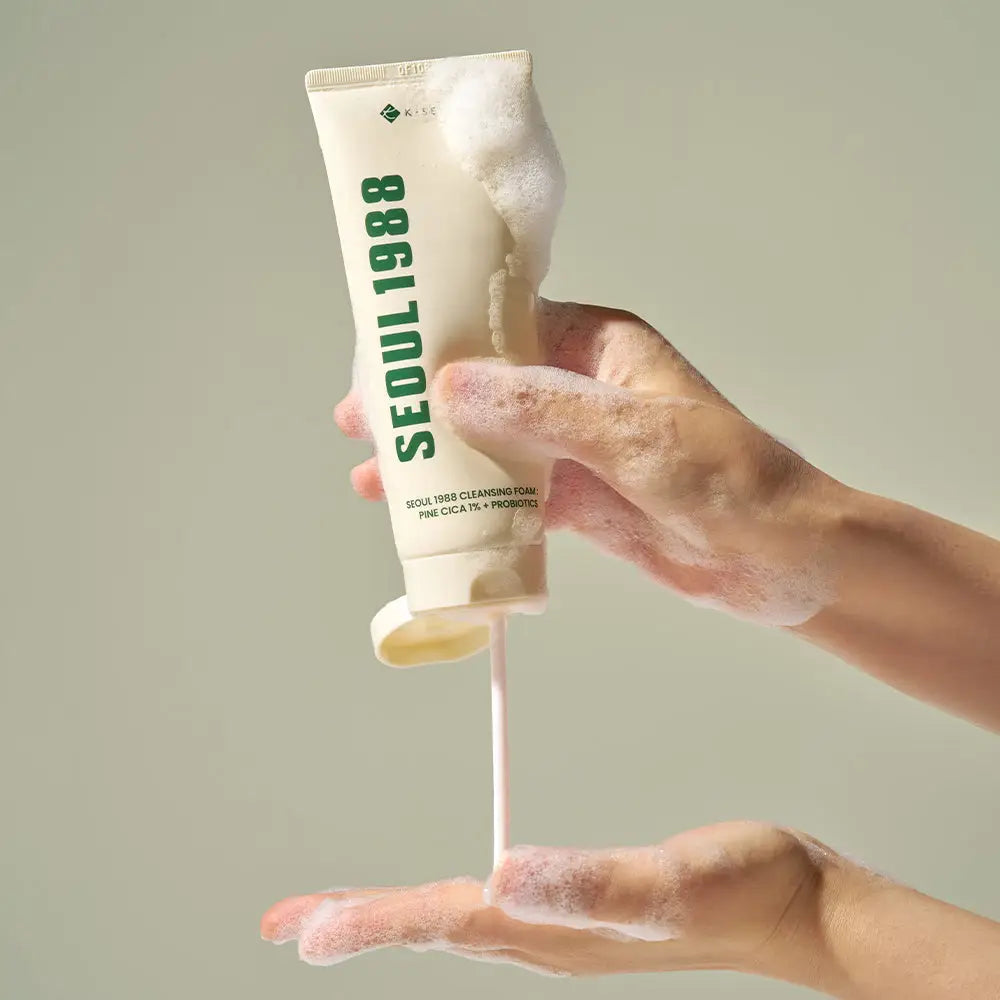 K Secret Seoul 1988 Cleansing Foam Pine Cica 1 Percent Probiotics 150 Milliliter - Cleansing Foam