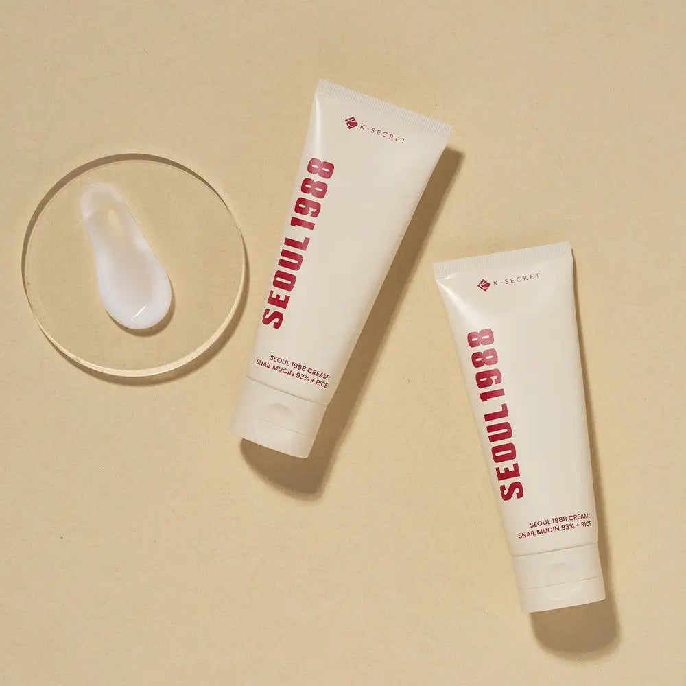 K Secret Seoul 1988 Cream Snail Mucin 93 Percent Rice 100 Milliliter - Cream