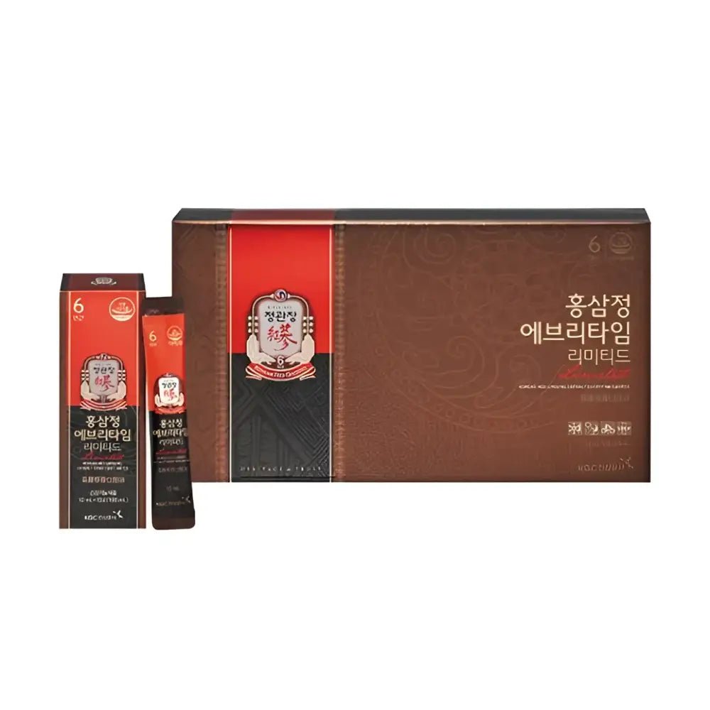 KGC Cheong Kwan Jang Korean Red Ginseng EveryTime Limited 10ml x 50 Sticks - Red Ginseng