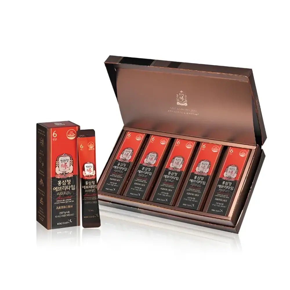 KGC Cheong Kwan Jang Korean Red Ginseng EveryTime Limited 10ml x 50 Sticks - Red Ginseng