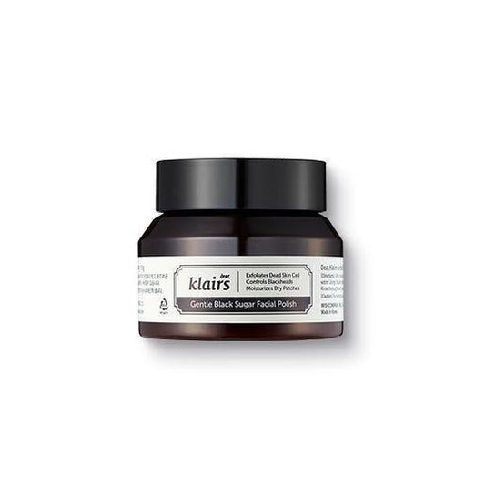 Klairs Gentle Black Sugar Facial Polish 110g Exfoliator - Korean Beauty US