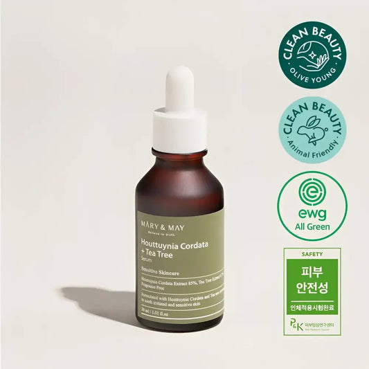 MARY&MAY Houttuynia Cordata Tea Tree Serum 30ml for Skin Care - 30ml