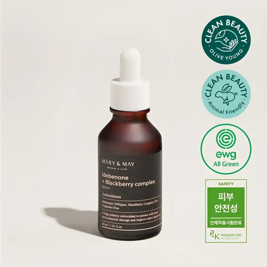 Mary&May Idebenone Blackberry Complex Serum 30ml Antioxidant Anti-Aging Formula - 30ml