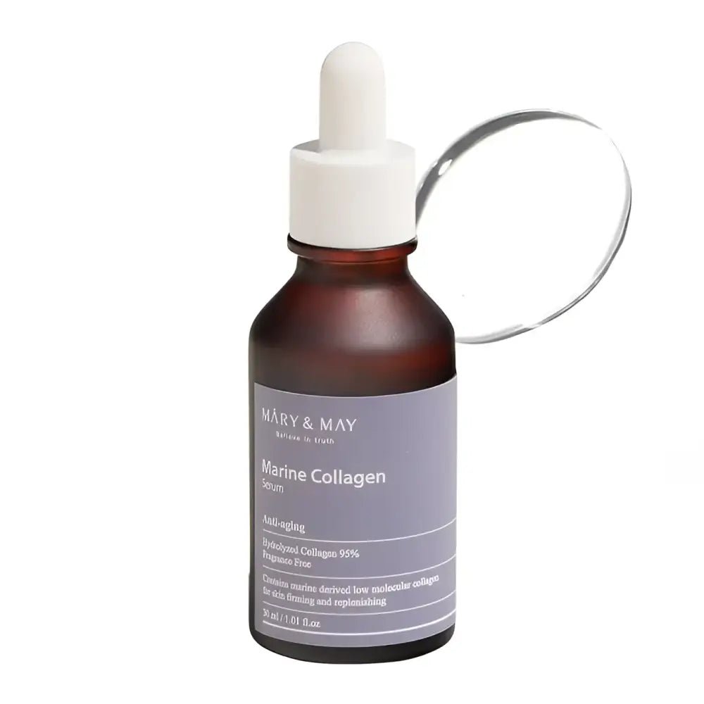 Mary&May Marine Collagen Serum 30ml for Youthful Skin Hydrating Formula - 30ml