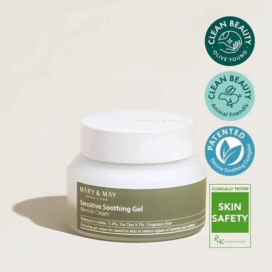 Mary&May Sensitive Soothing Gel Cream 70g for Irritated Skin Relief - 70ml