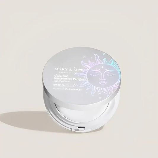 Mary&May Vegan Niacinamide Panthenol Sun Cushion SPF50 25g Hydrating Sun Protection - 25g