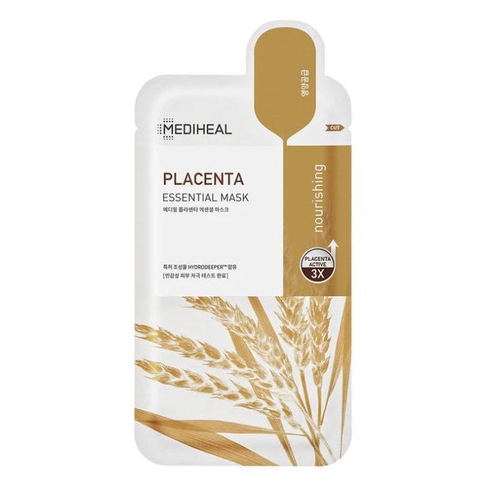 Mediheal Placenta Essential Mask 10ea for Radiant Skin - Korean Beauty US