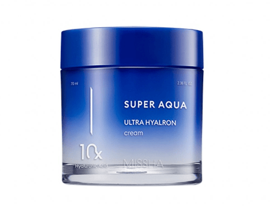 Missha Super Aqua Ultra Hyalron Cream 70ml for Deep Hydration - Korean Beauty US