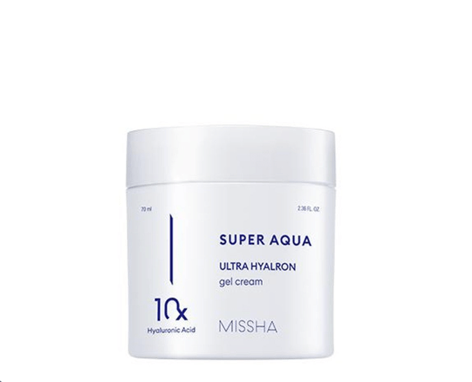 Missha Super Aqua Ultra Hyalron Gel Cream 70ml Hydrating Moisturizer - Korean Beauty US