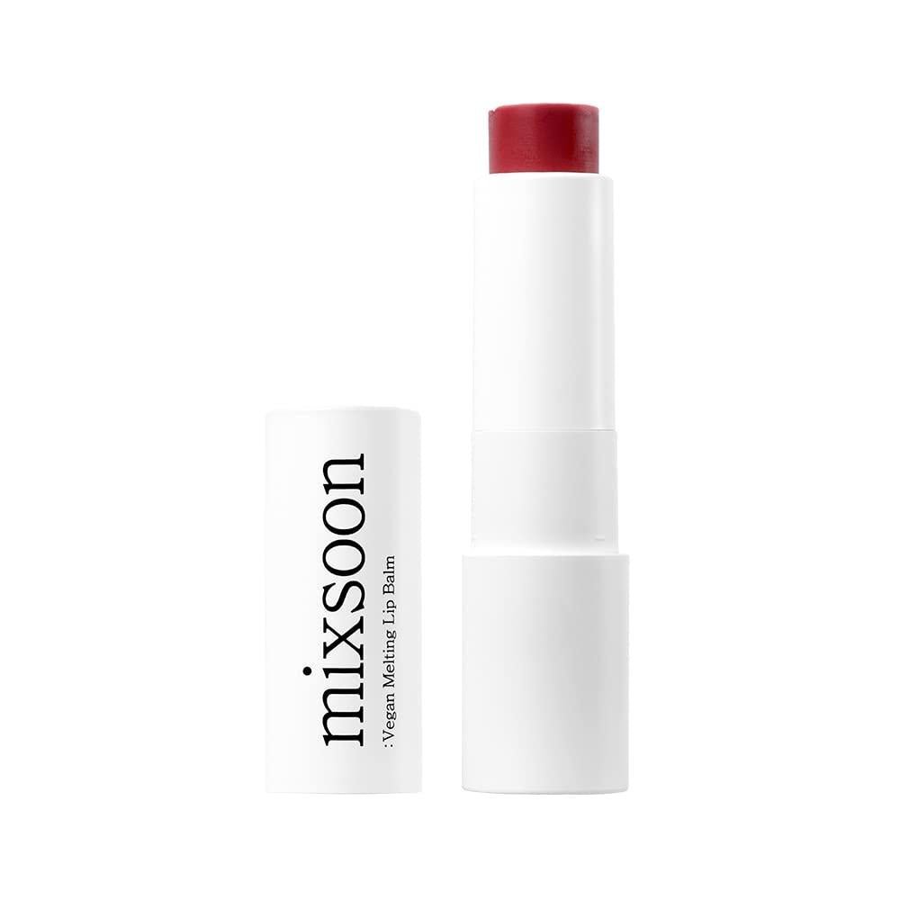 Mixsoon Vegan Melting Lip Balm Dry Rose 4.1g Moisturizer - Korean Beauty US