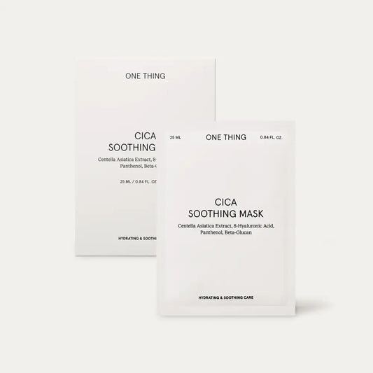 Onething Cica Soothing Mask Five Pack 25ml Sensitive Skin - 25ml*5pcs