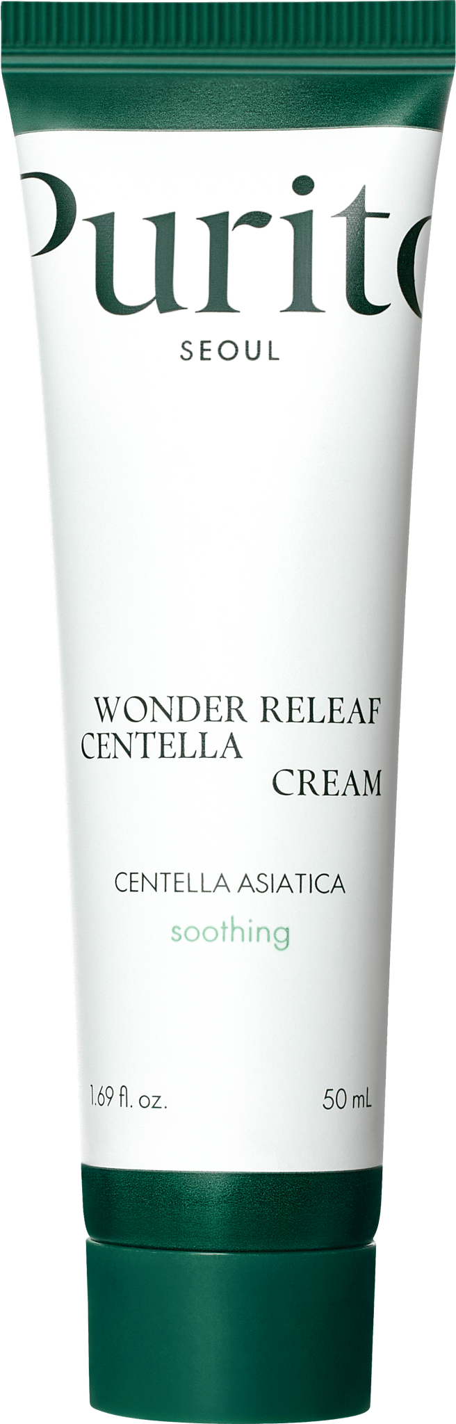 PURITO Wonder Releaf Centella Cream 50ml Soothing Moisturizer - Korean Beauty US