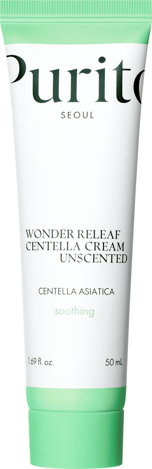 PURITO Wonder Releaf Centella Cream Unscented 50ml Moisturizer - Korean Beauty US