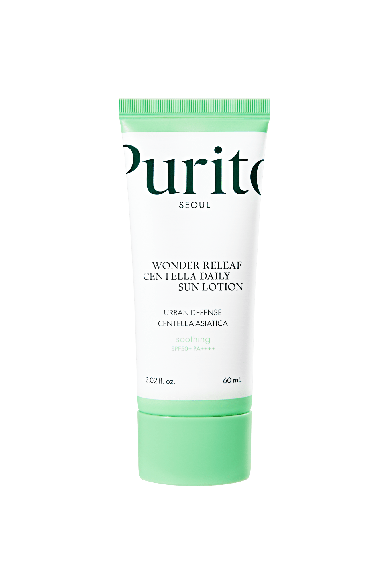 PURITO Wonder Releaf Centella Daily Sun Lotion SPF50 PA++++ 60ml - Korean Beauty US