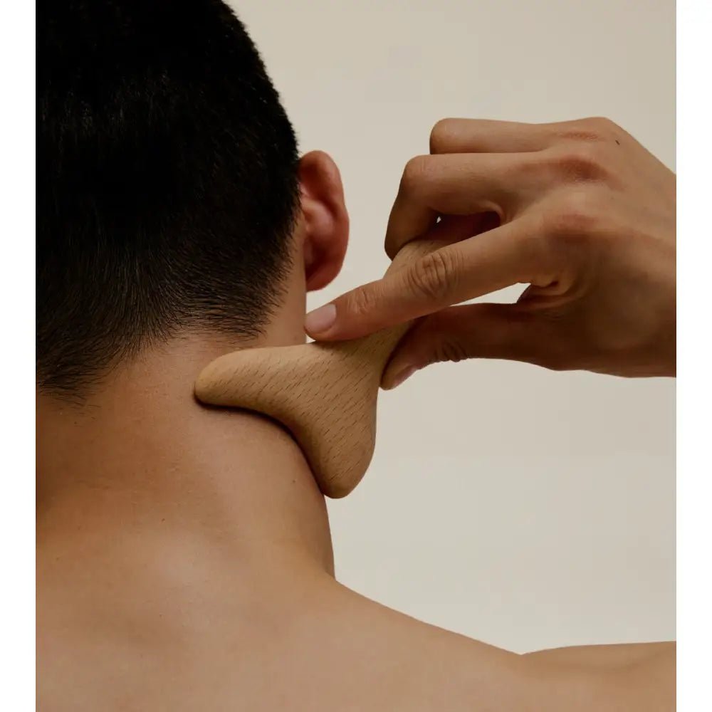 SENNOK Multi Bbul Guasha Natural Wood Facial Tool - Gua Sha Massager