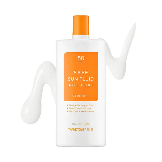 Thank You Farmer Safe Sun Fluid SPF50 PA Plus 100ml - Sunscreen