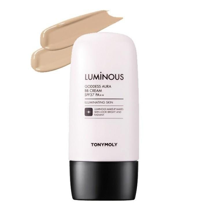 TONYMOLY Luminous Goddess Aura BB Cream 45g - No. 2 Natural Beige - Korean Beauty US