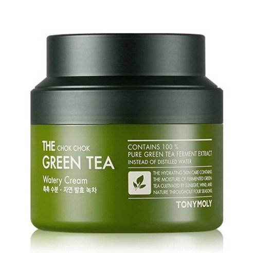 TONYMOLY The Chok Chok Green Tea Watery Moisture Cream 100ml - Korean Beauty US