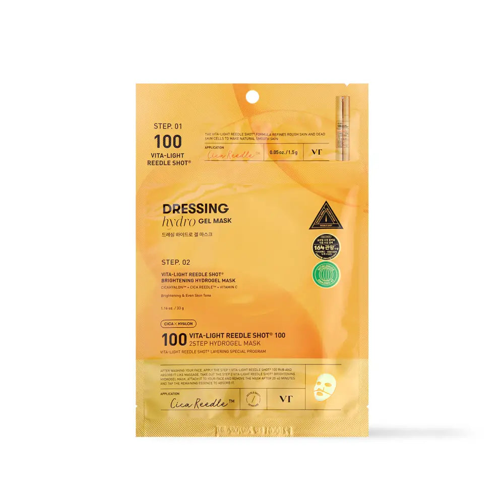 Vita Light Reedle Shot 100 Hydrogel Mask 2 Step Brightening - 1ea