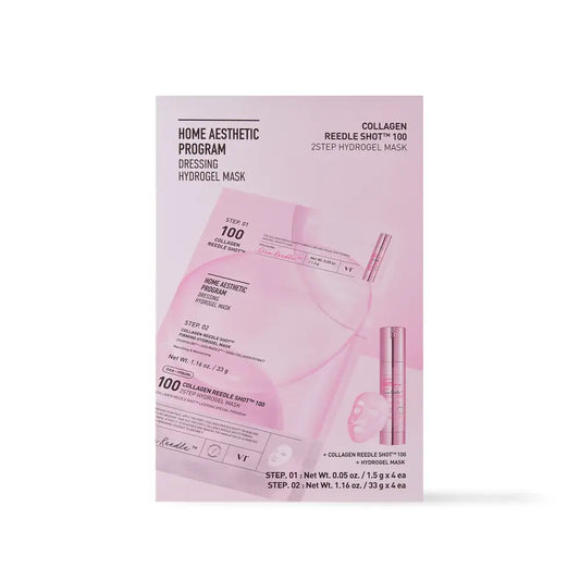 VT Cosmetics Collagen Reedle Shot 100 2Step Hydrogel Mask - 4ea