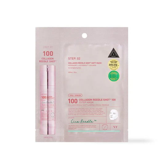 VT Cosmetics Collagen Reedles Shot 100hL Two Step Mask - 100hl