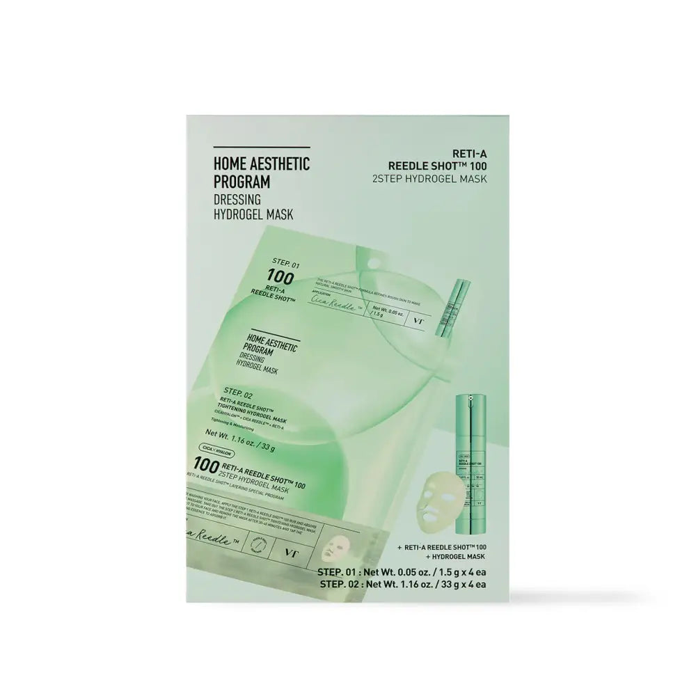 VT Cosmetics Reti Reedle Shot 100 2 Step Hydrogel Mask 4ea - 4ea